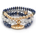 Multi Mix Bead Stretch Bracelet Set - image 2