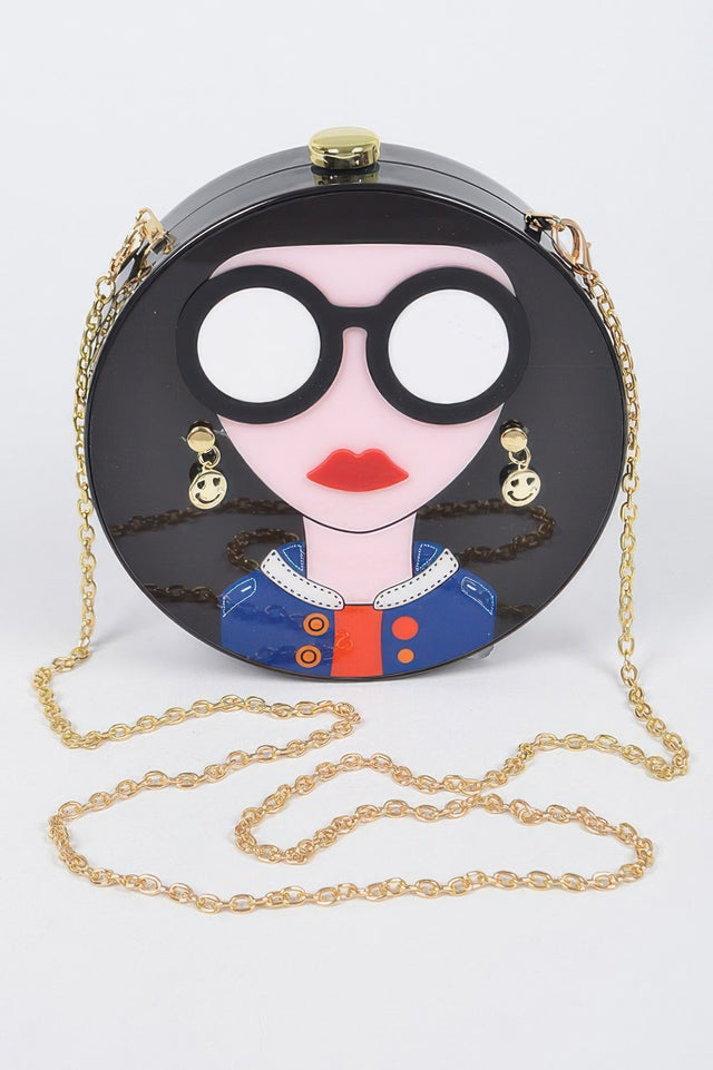 Acrylic Fashion Clutch