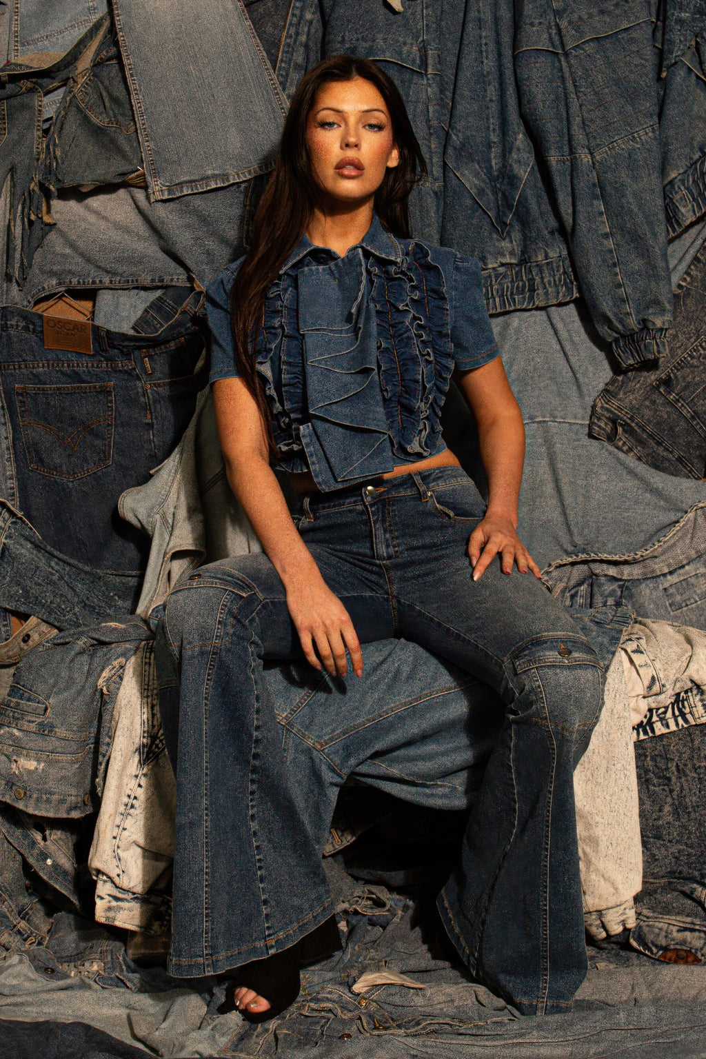 Signal Flare High-rise Panel Jeans - image 2