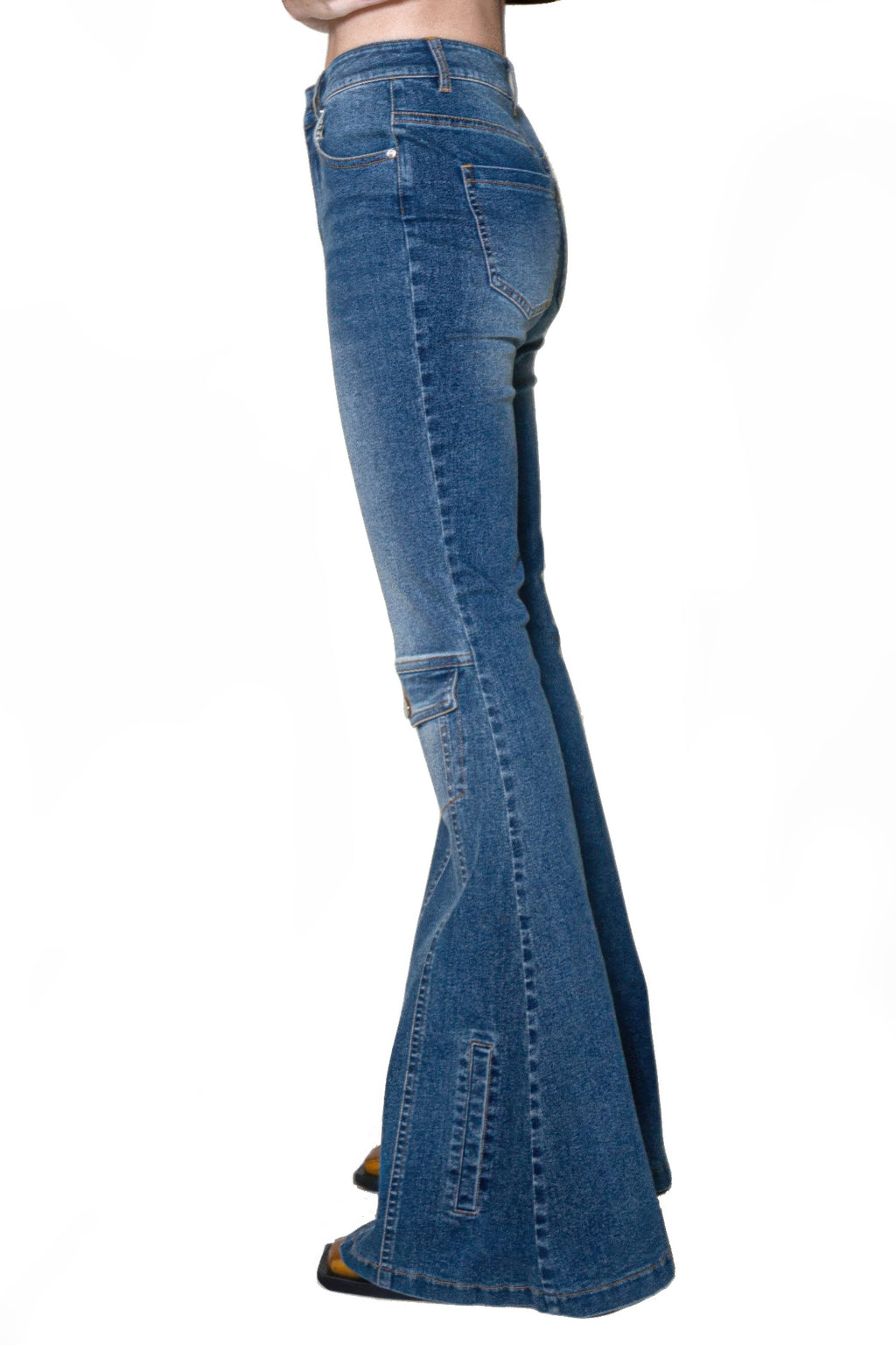 Signal Flare High-rise Panel Jeans - image 5