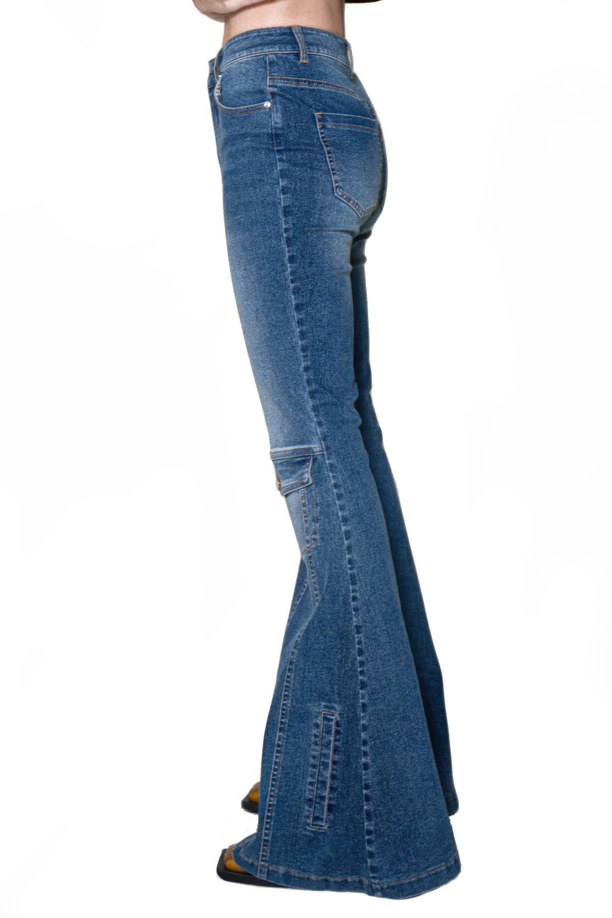 Signal Flare High-rise Panel Jeans - image 5