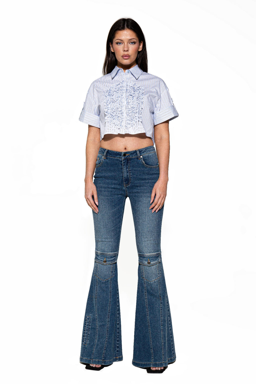 Signal Flare High-rise Panel Jeans - image 6