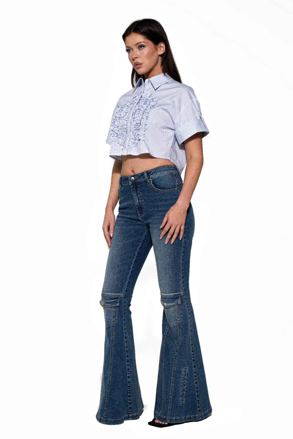 Signal Flare High-rise Panel Jeans - image 8