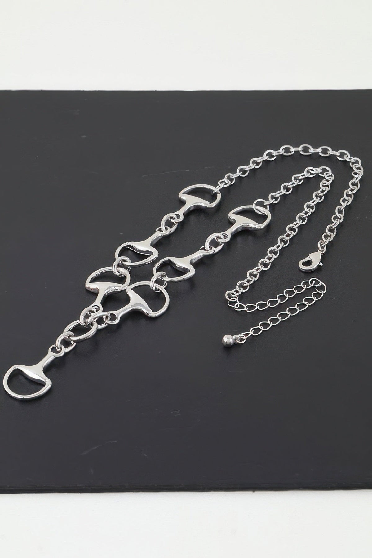 Beaded Heart Mariner Chain Necklace - Clusimo