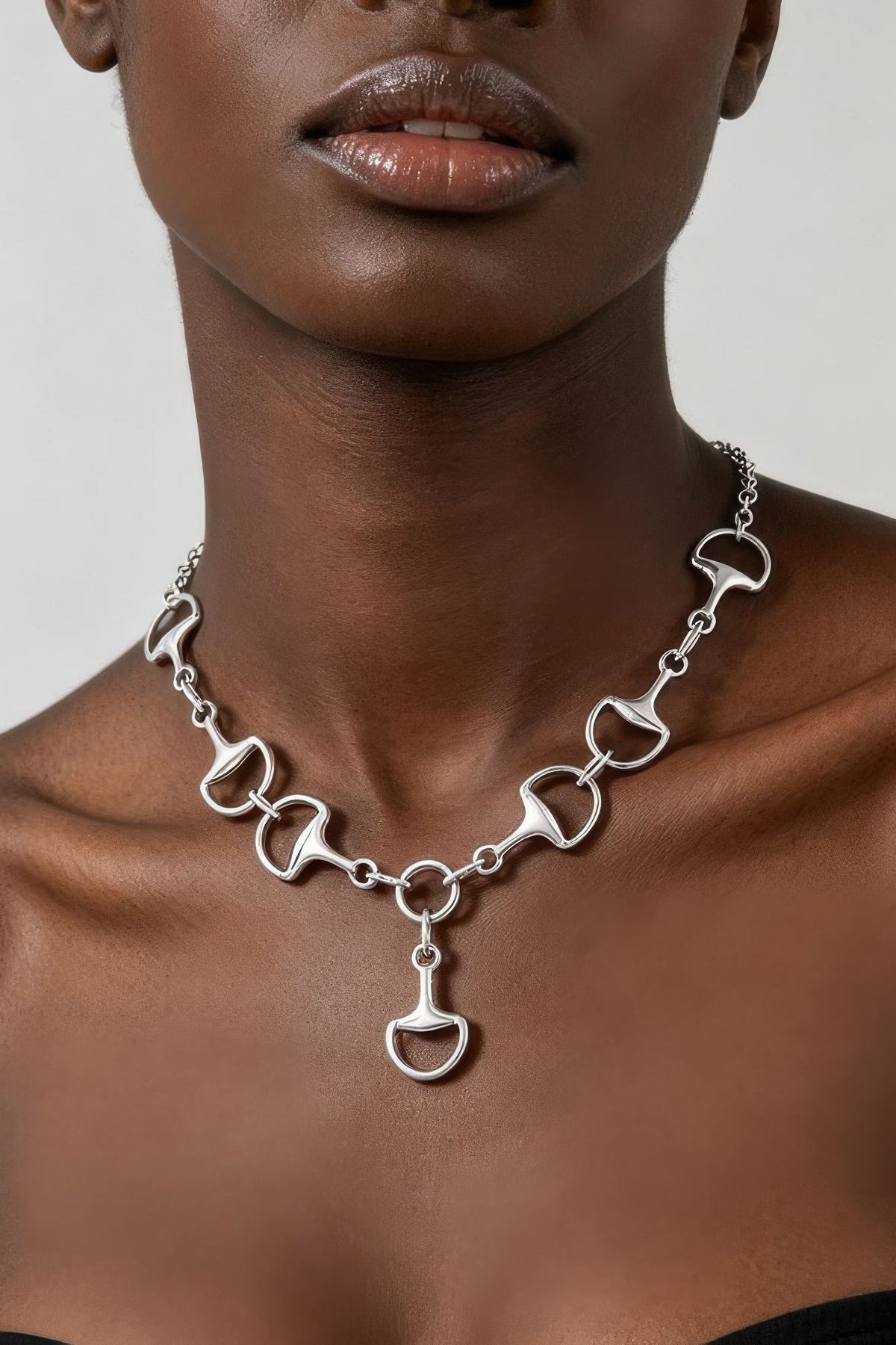 Beaded Heart Mariner Chain Necklace - Clusimo