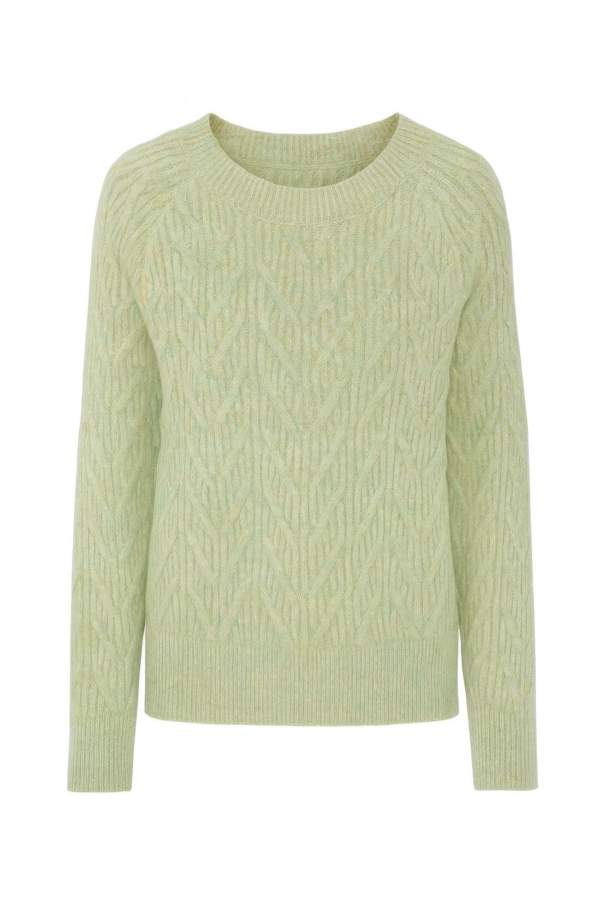 Braid Knit Cable Sweater - Clusimo