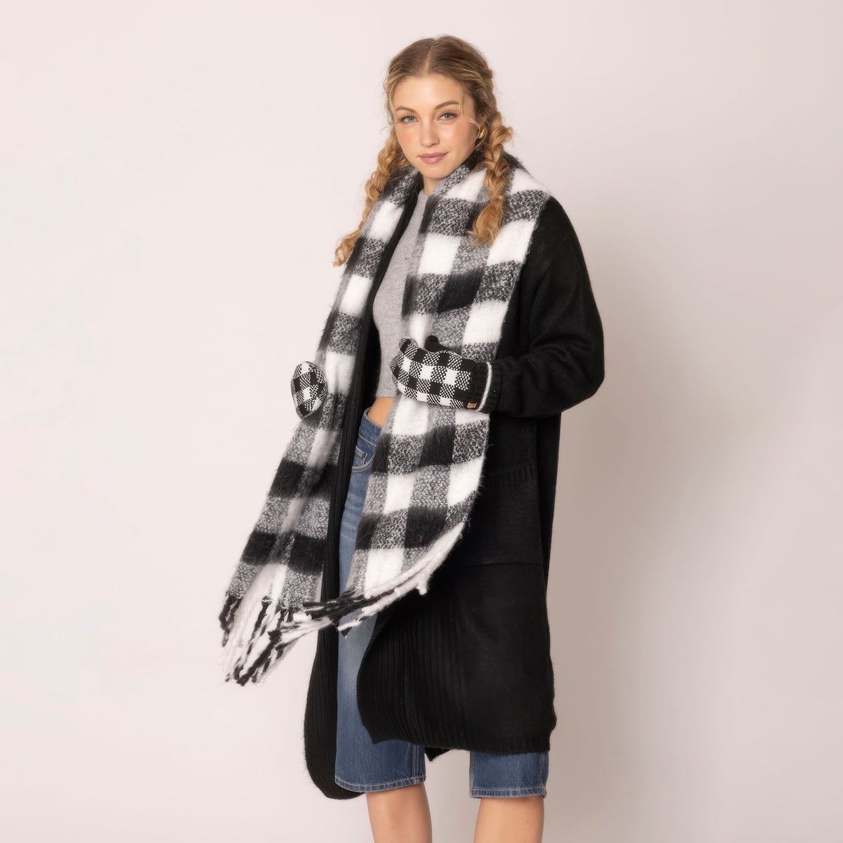 Buffalo Plaid Scarf - Clusimo