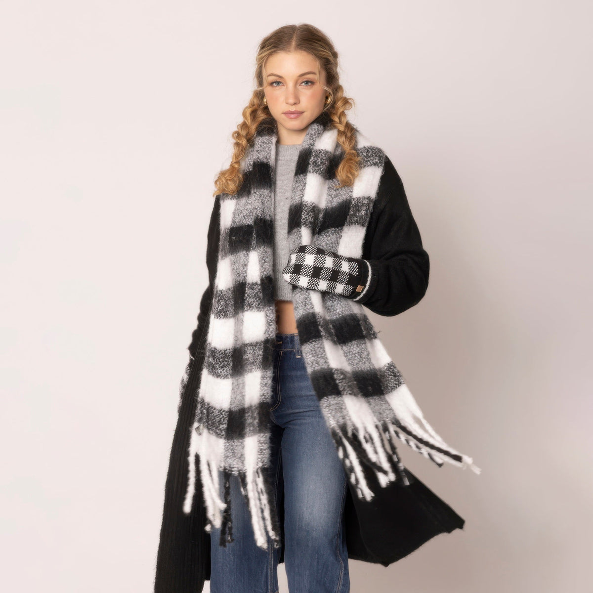 Buffalo Plaid Scarf - Clusimo
