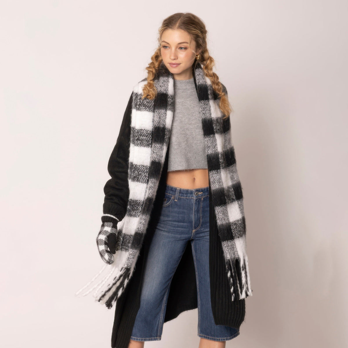 Buffalo Plaid Scarf - Clusimo