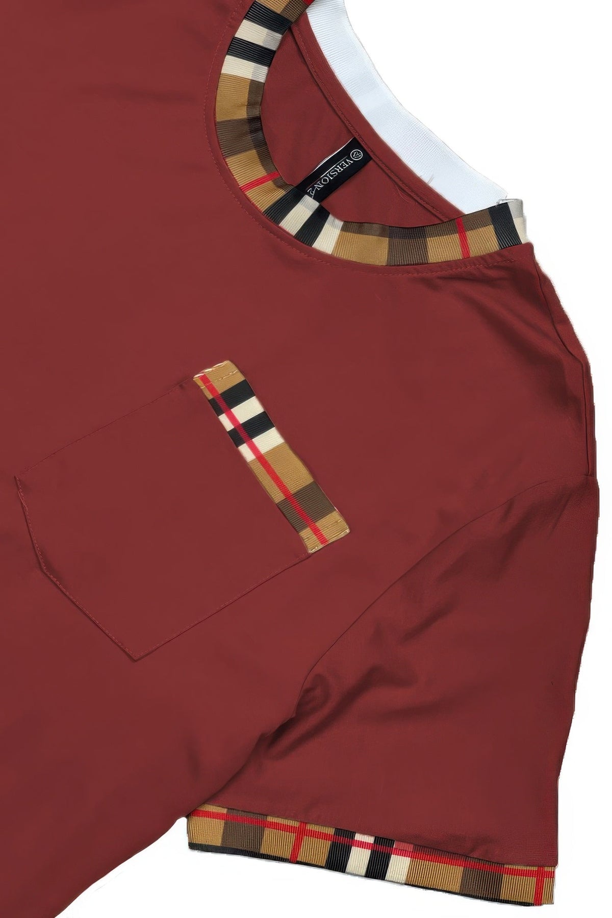 Checkered Short Sleeve Tee - Clusimo