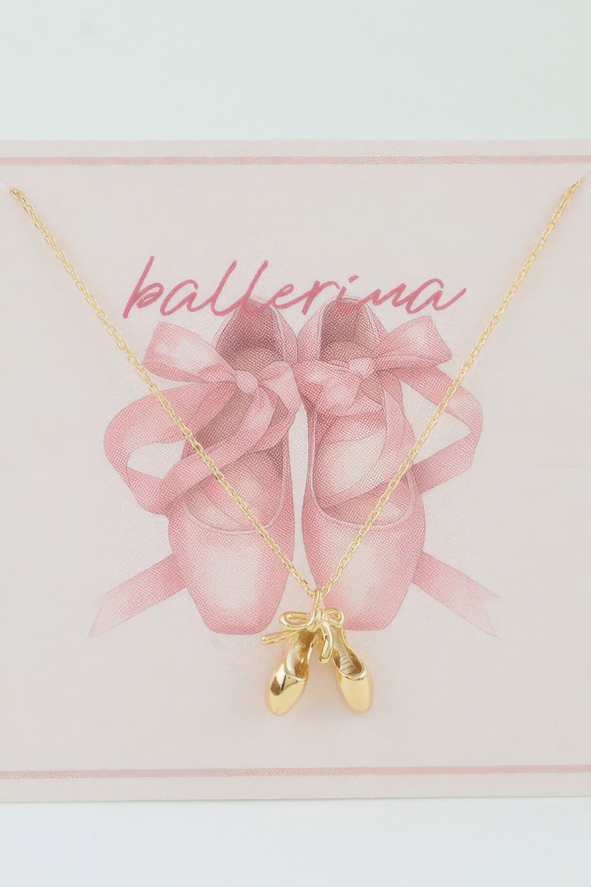 Classic Ballerina Shoes Necklace - Clusimo