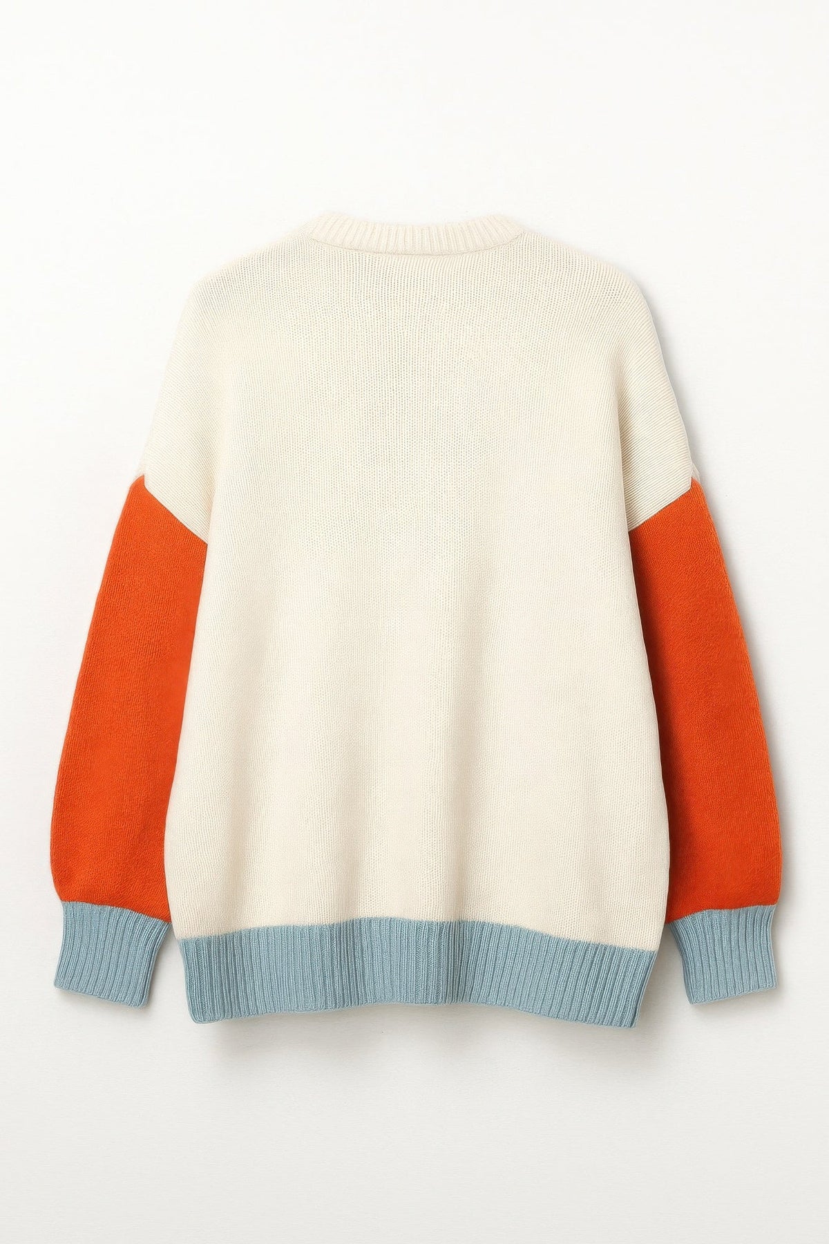 Color Block Open Cardigan - Clusimo