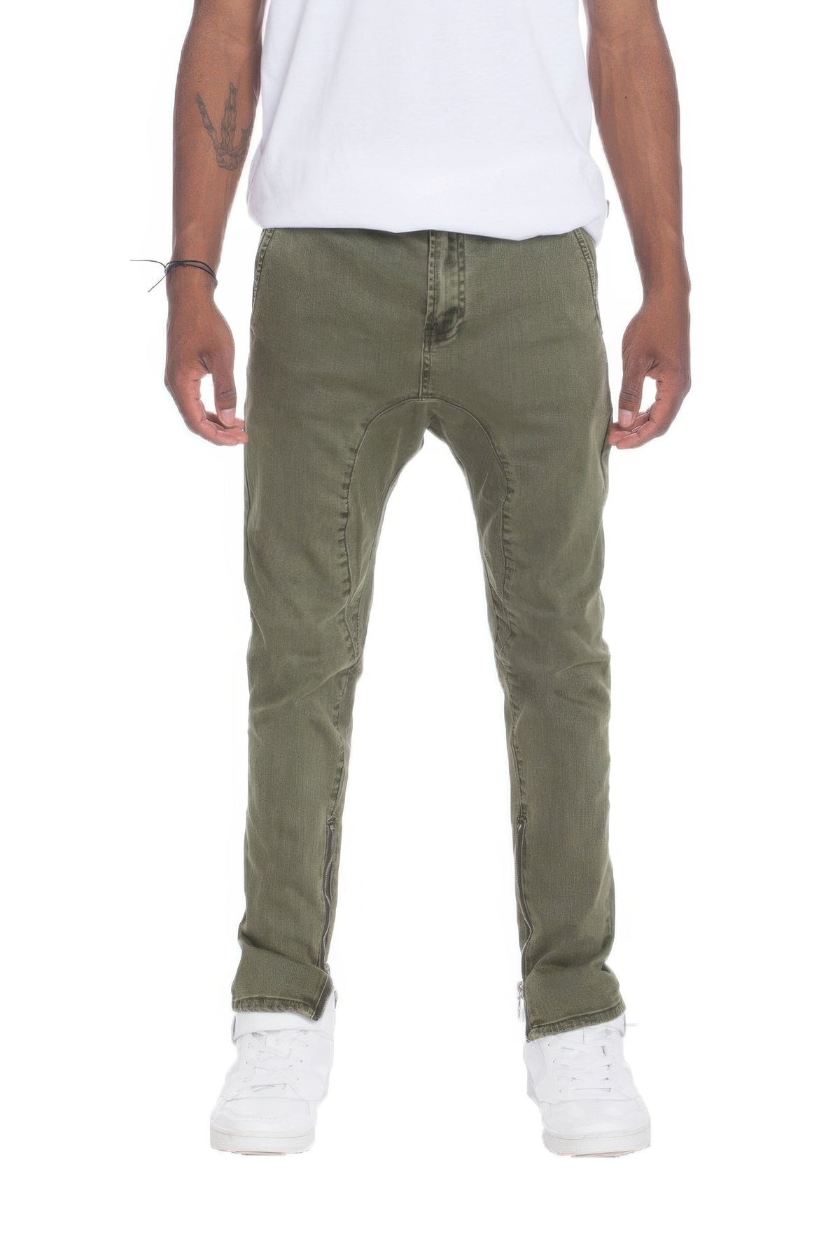 Distressed Denim Checkered Tape - Clusimo