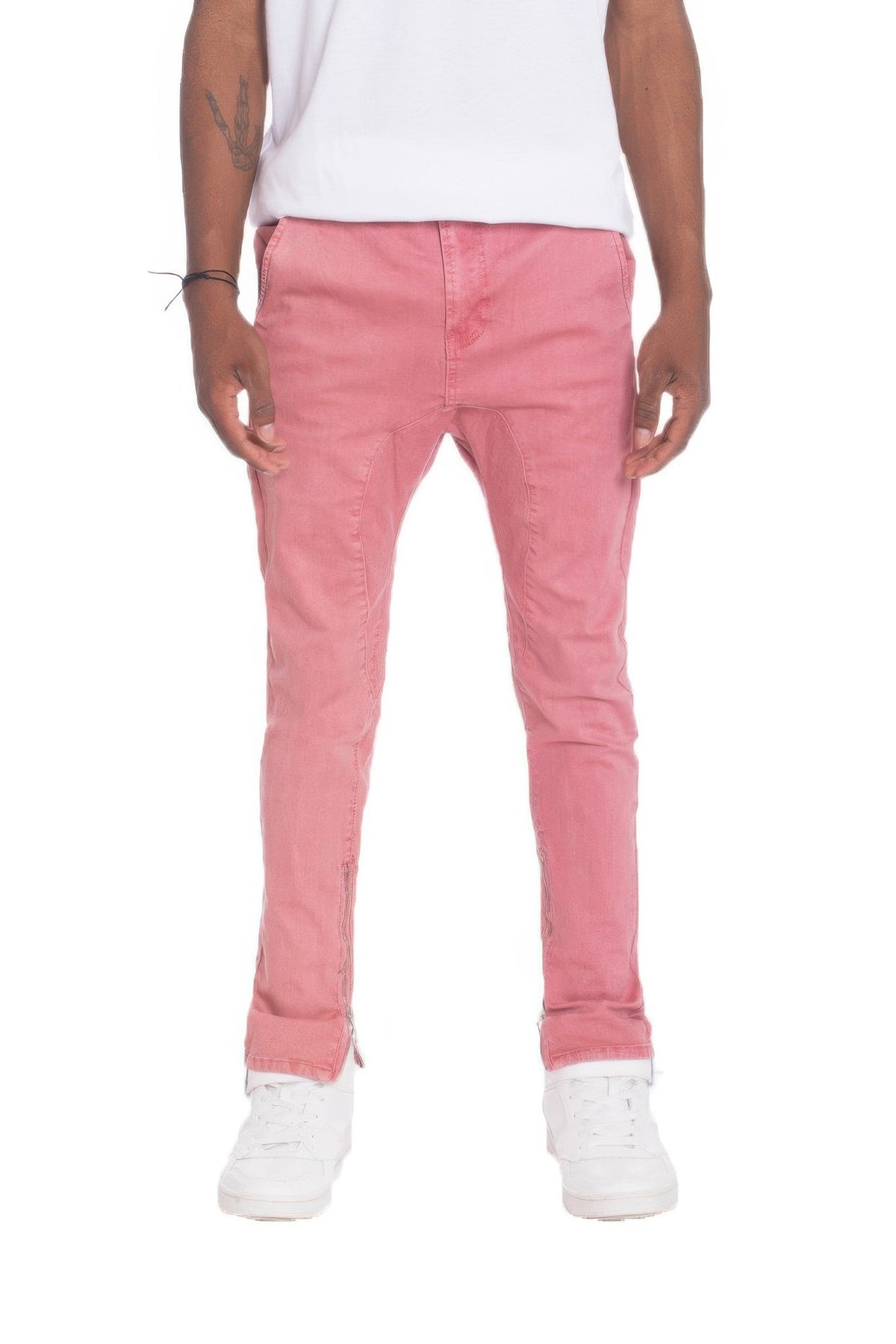 Distressed Denim Checkered Tape - Clusimo