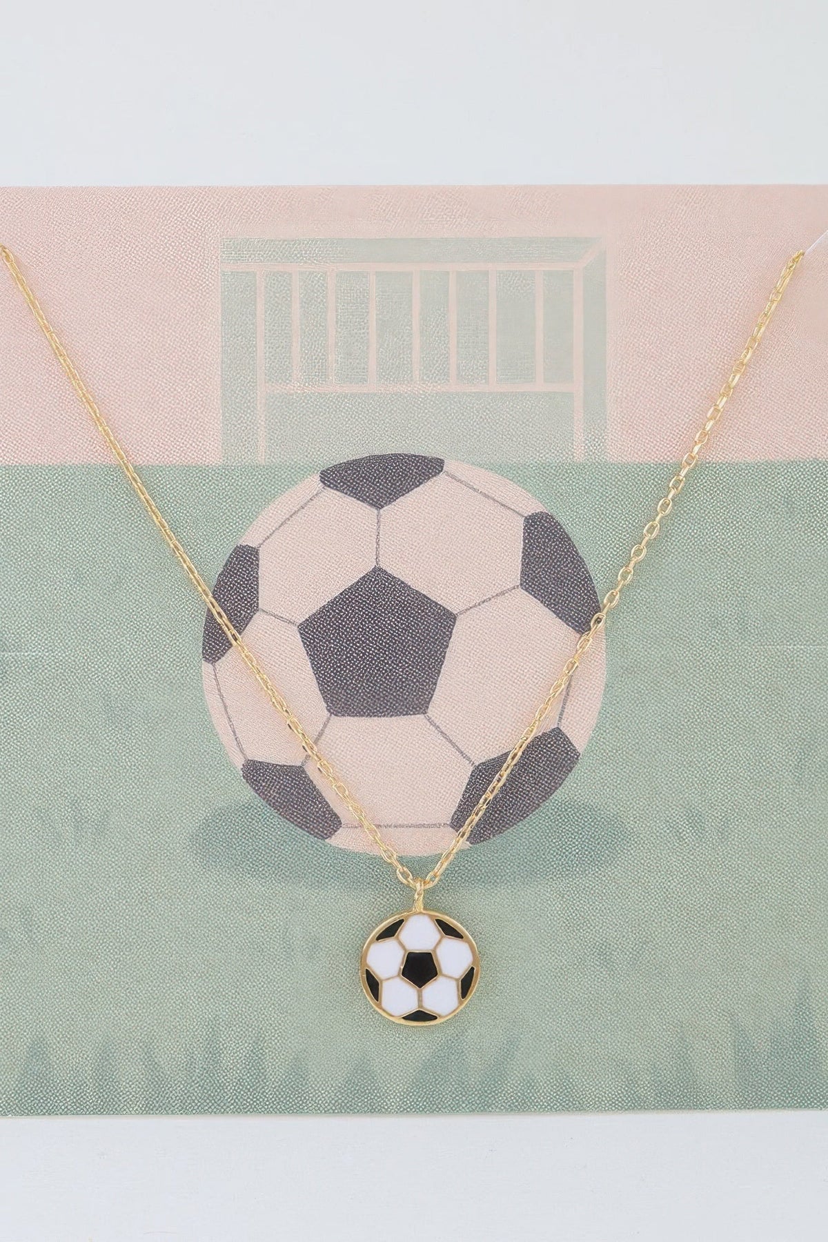 Fun Soccer Pendant Necklace - Clusimo