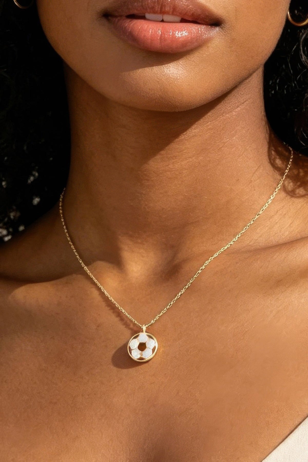 Fun Soccer Pendant Necklace - Clusimo
