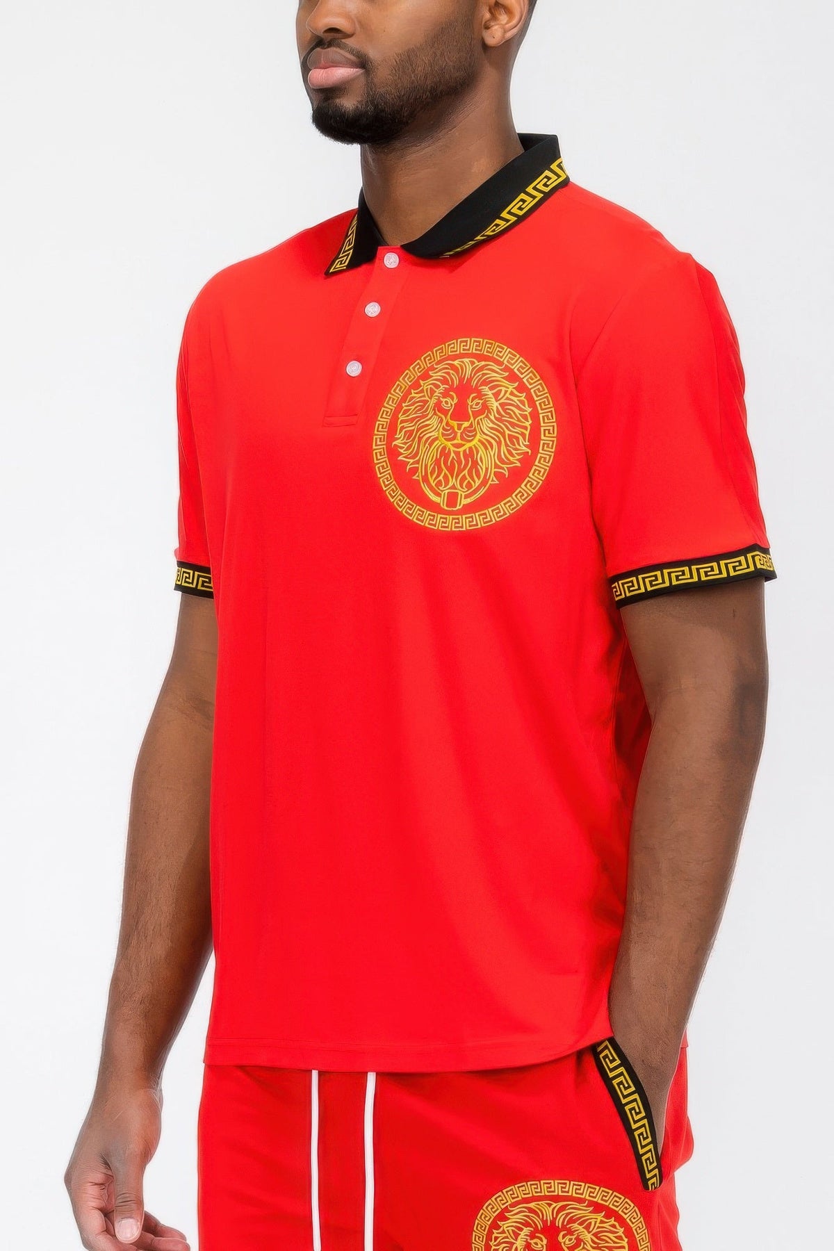 Lion Head Polo Shirt - Clusimo