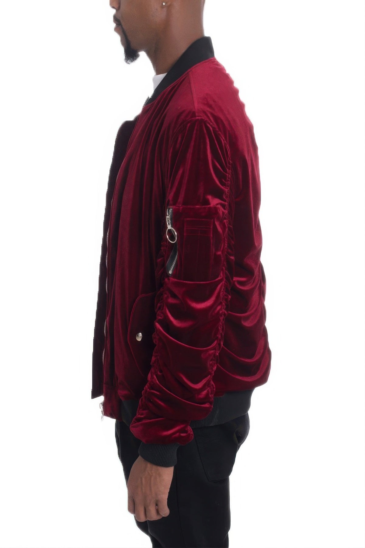Men's Casual Slim Fit Bomber Jacket - Clusimo