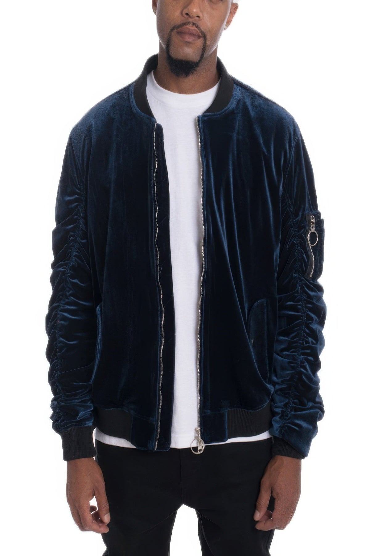 Men's Casual Slim Fit Bomber Jacket - Clusimo
