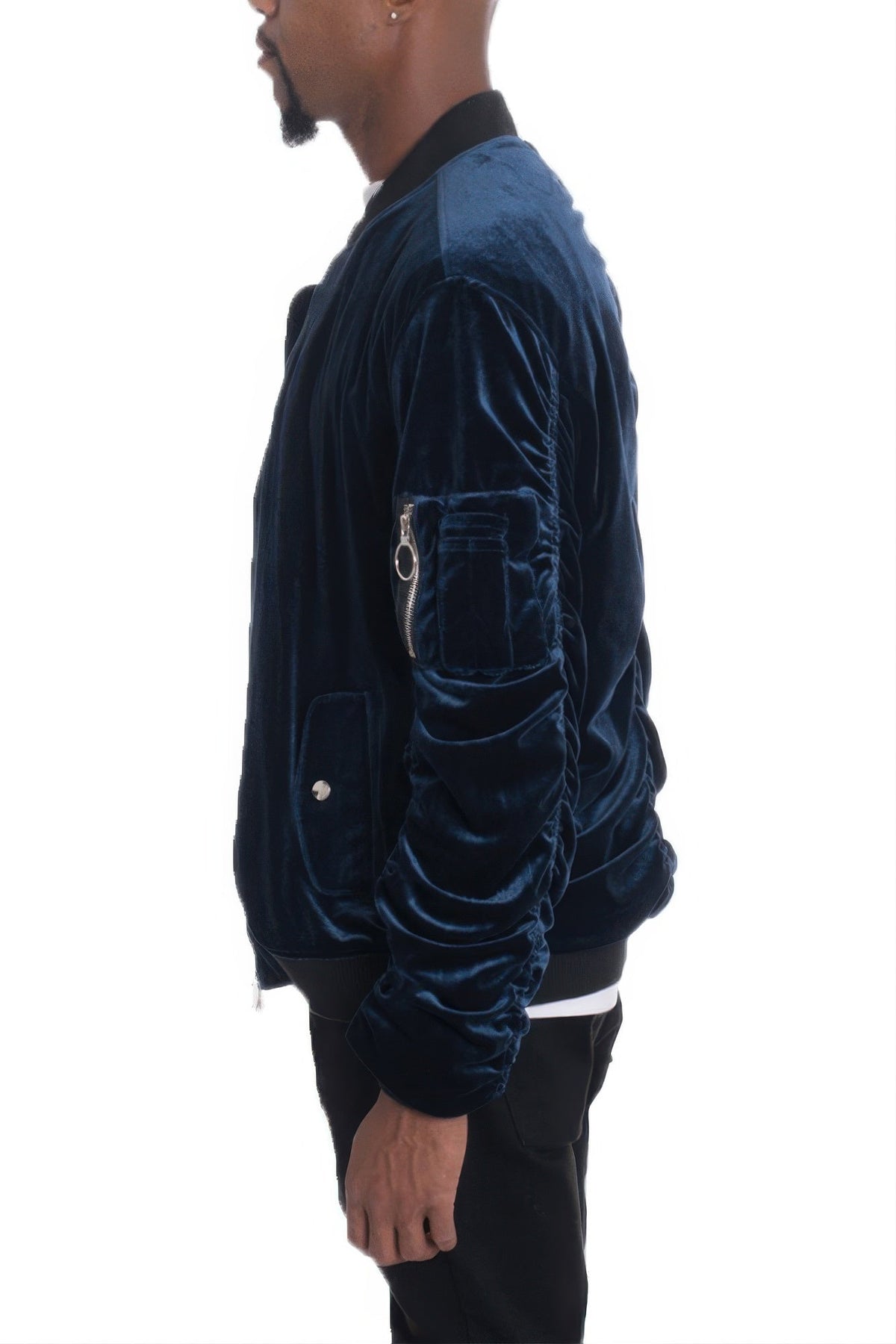 Men's Casual Slim Fit Bomber Jacket - Clusimo