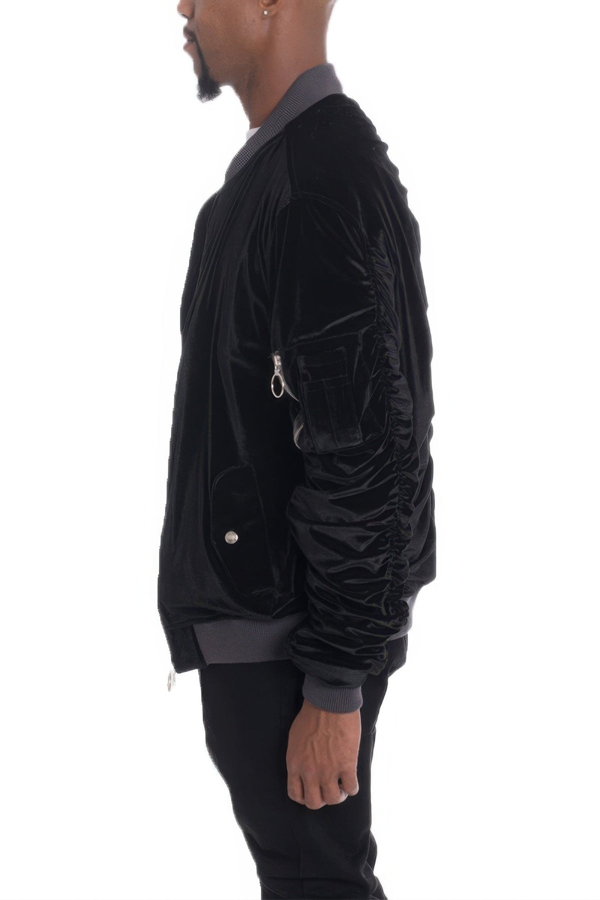 Men's Casual Slim Fit Bomber Jacket - Clusimo