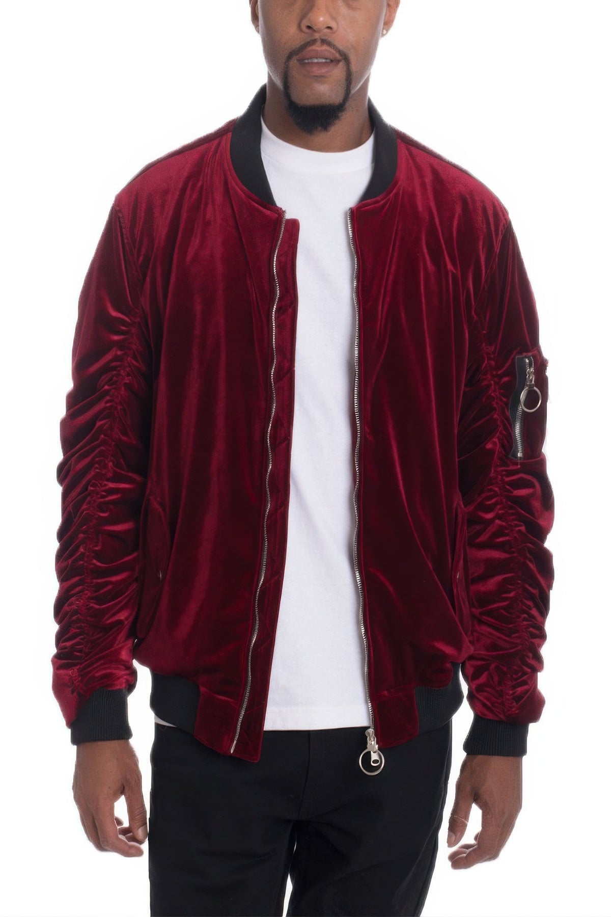 Men's Casual Slim Fit Bomber Jacket - Clusimo