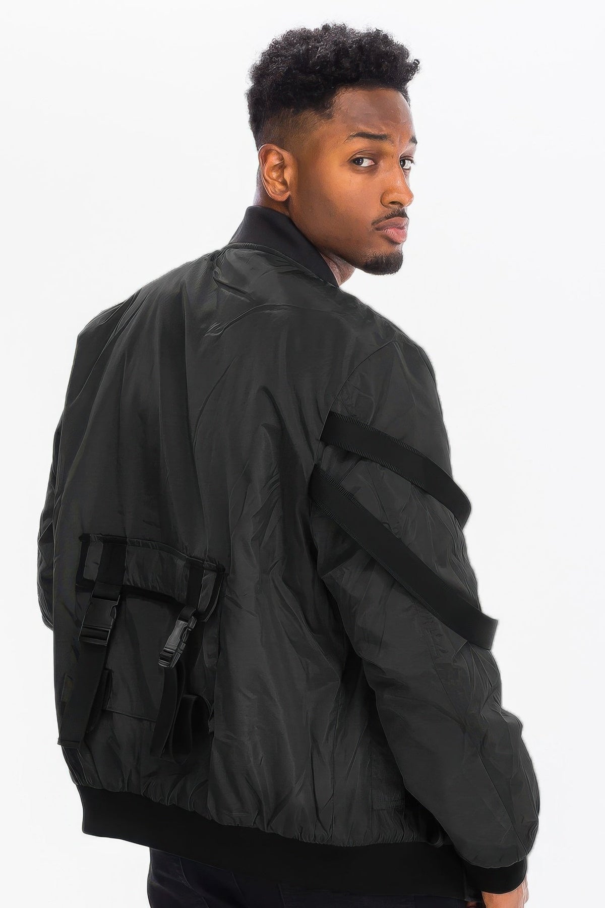 Mens Utility Strap Jacket - Clusimo