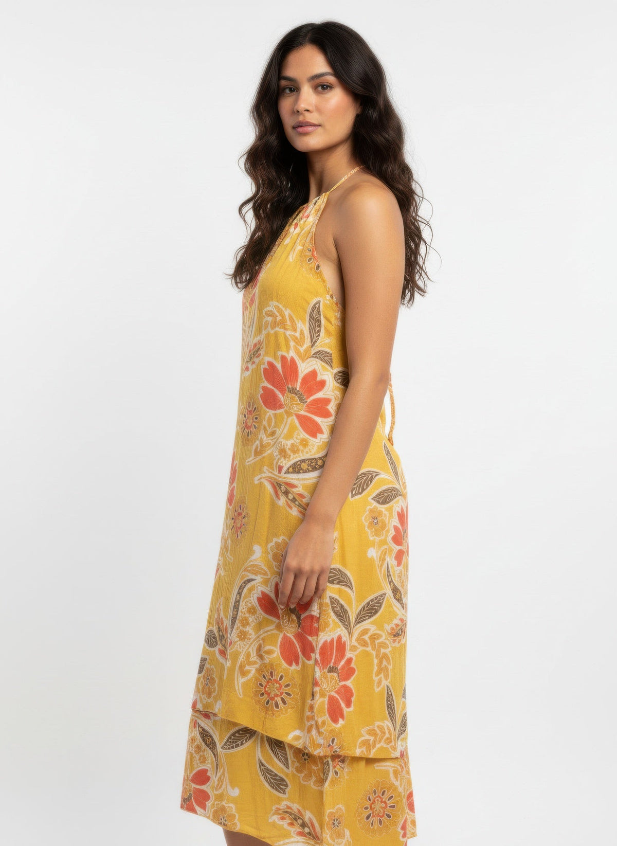 Mlle Gabrielle Floral Sleeveless Dress - Clusimo