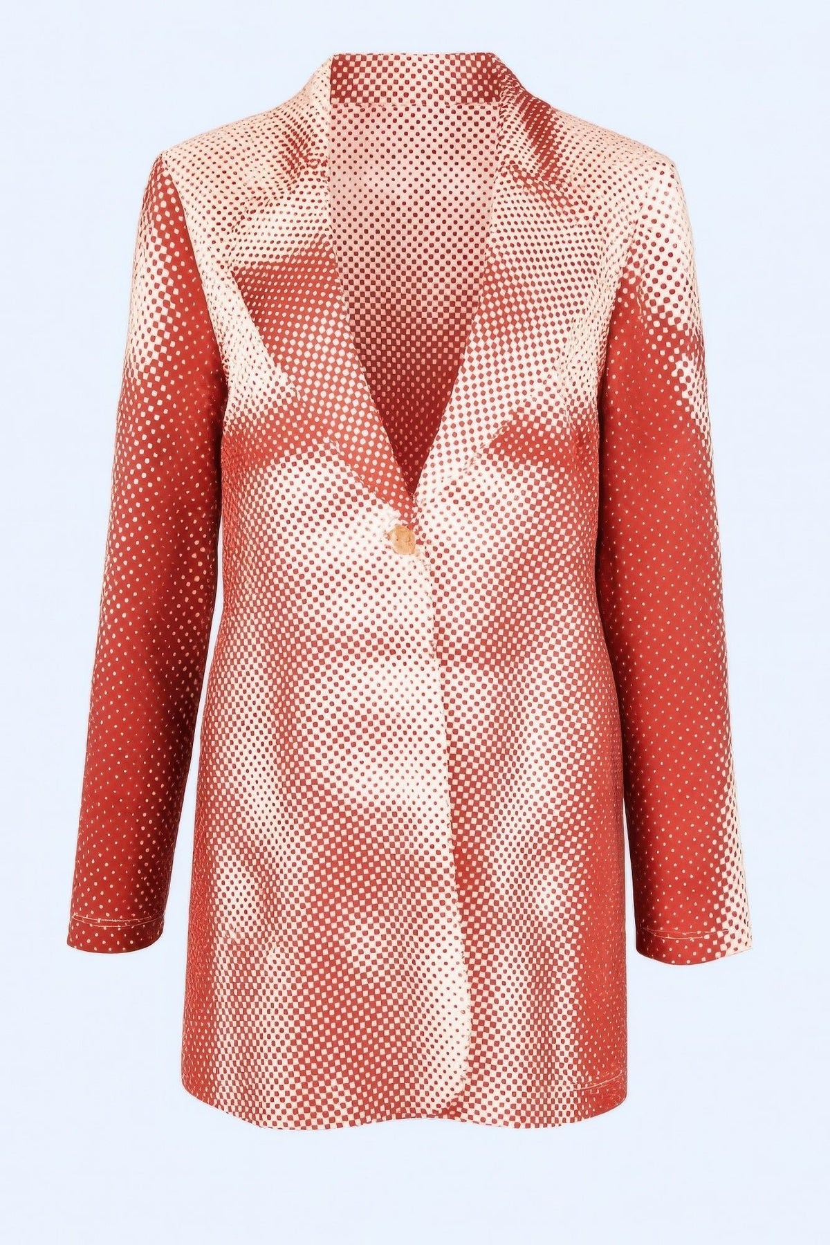 Notched Collar Mini Dress Blazer - Clusimo