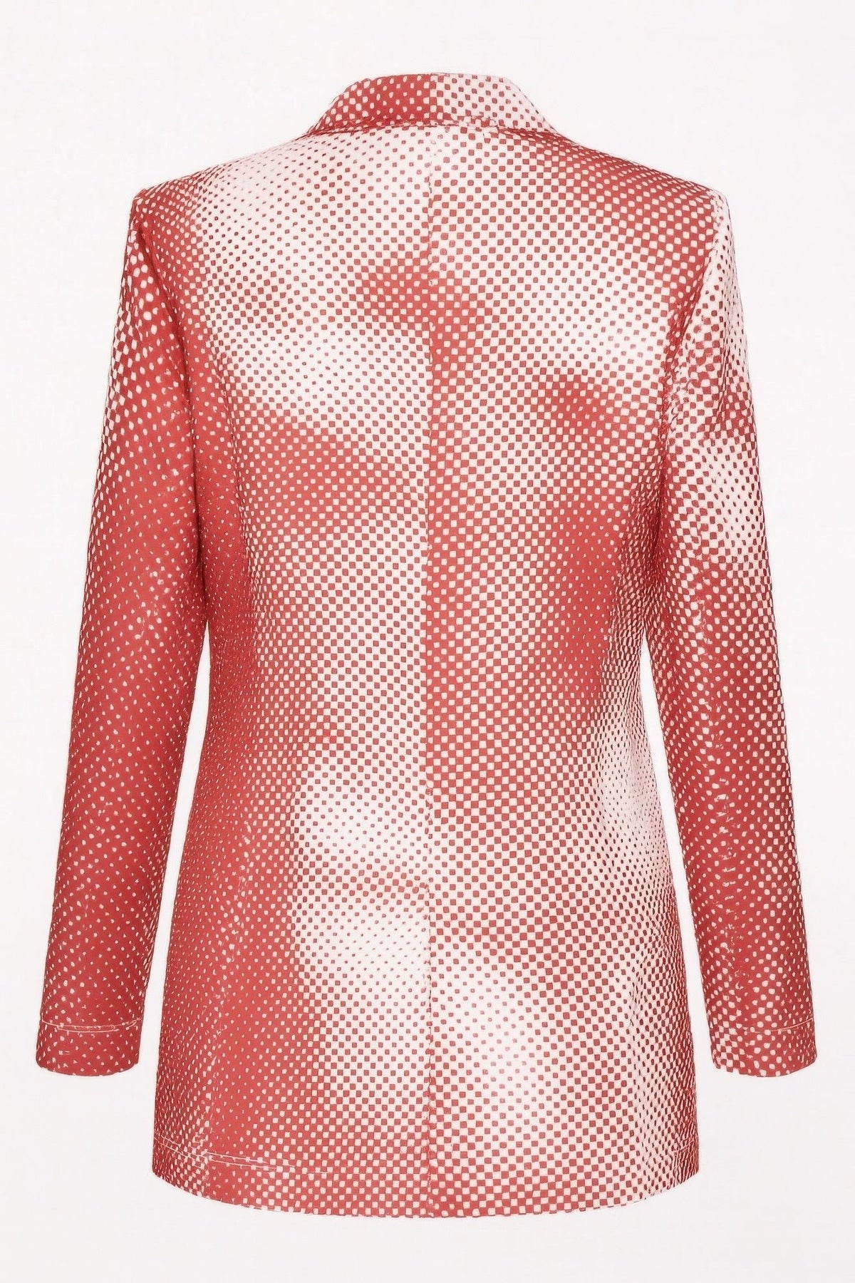 Notched Collar Mini Dress Blazer - Clusimo