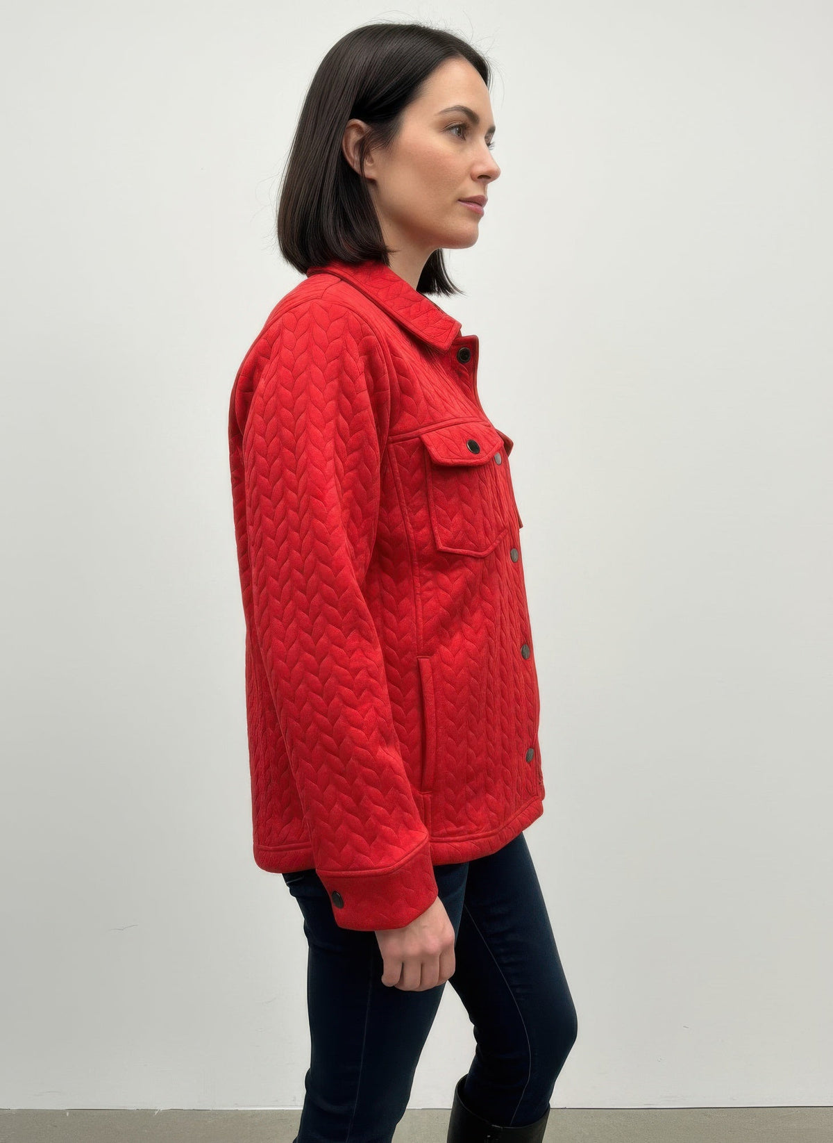 Onque Casual Textured Jacket - Clusimo