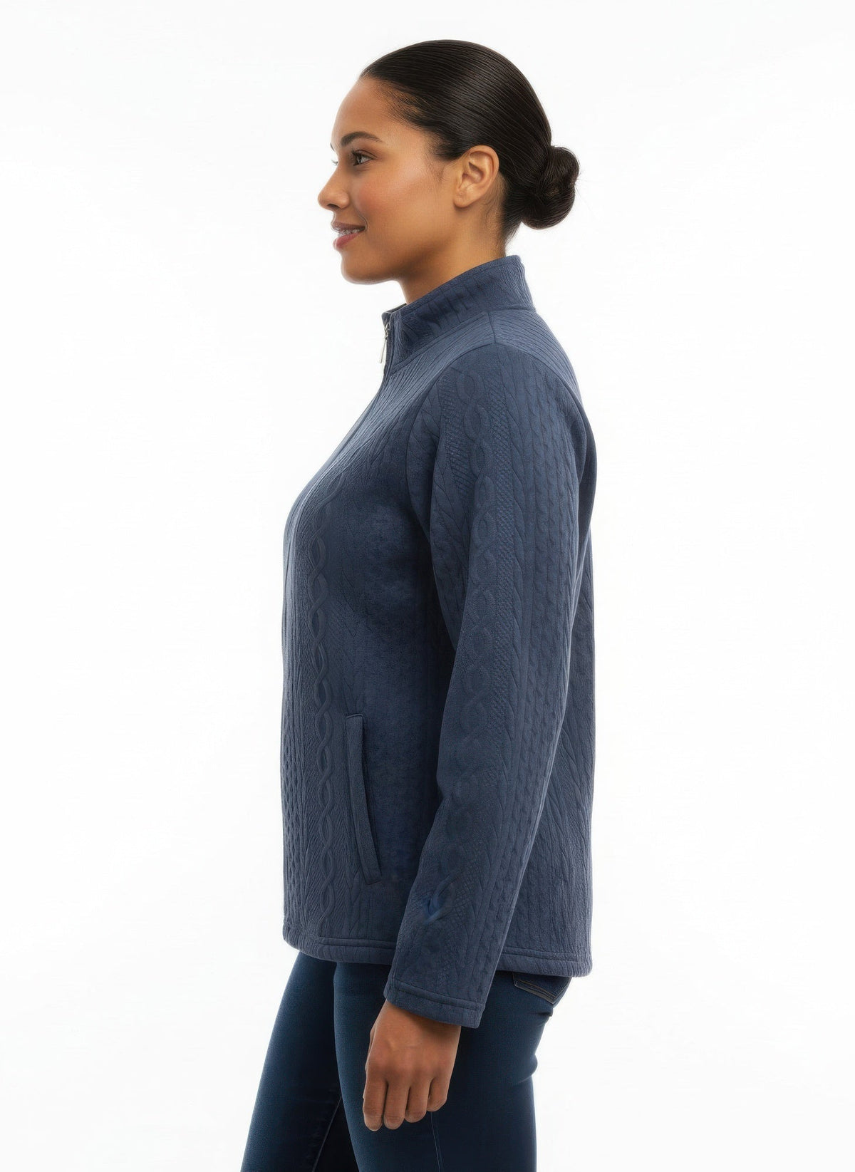 Onque Casual Textured Jacket - Clusimo