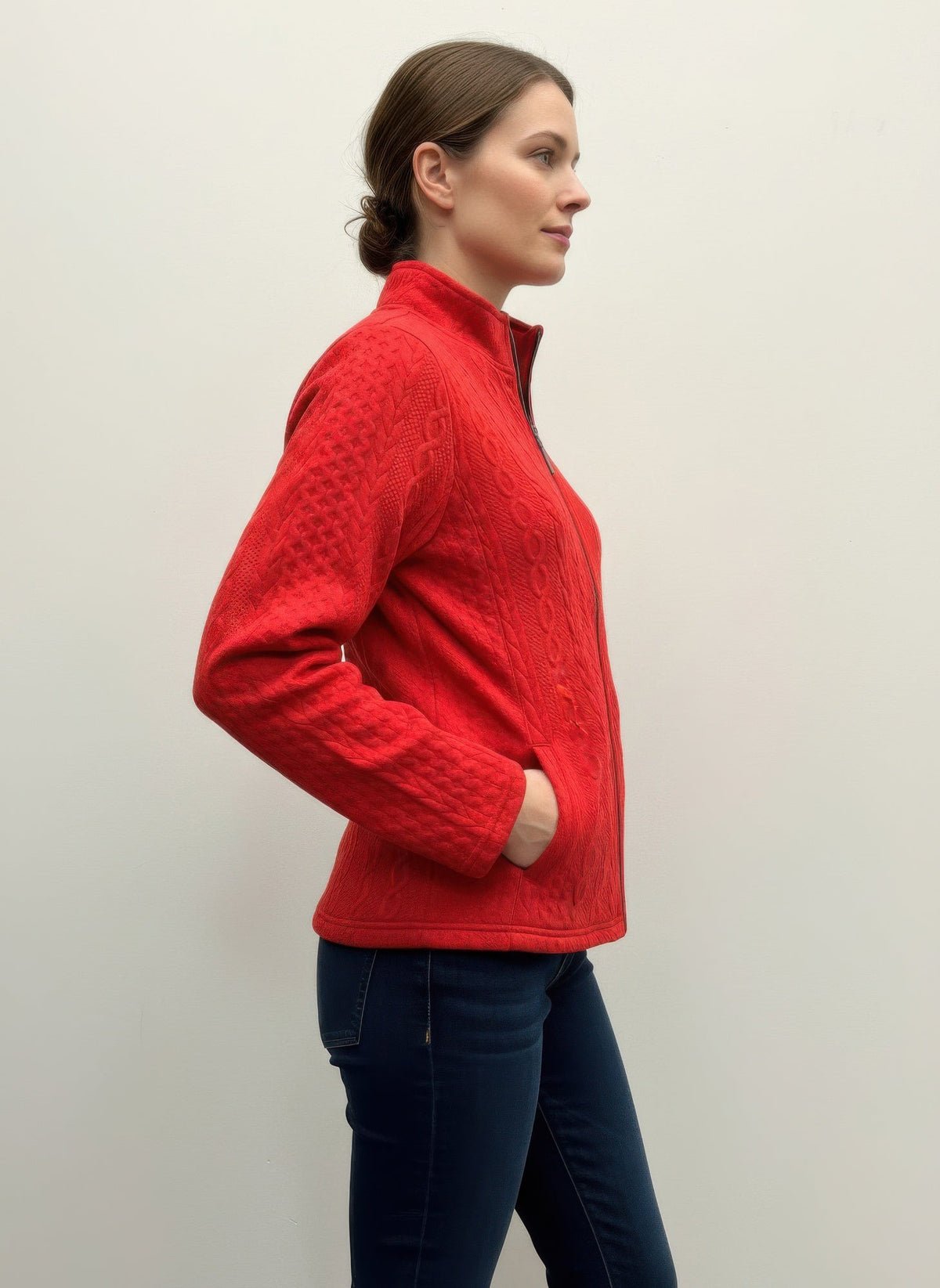 Onque Casual Textured Jacket - Clusimo