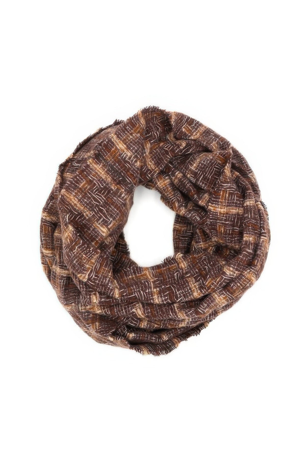 Plaid Infinity Scarf - Clusimo