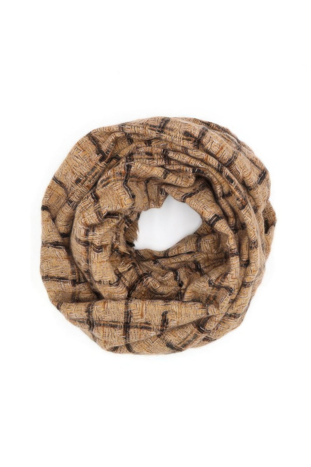 Plaid Infinity Scarf - Clusimo