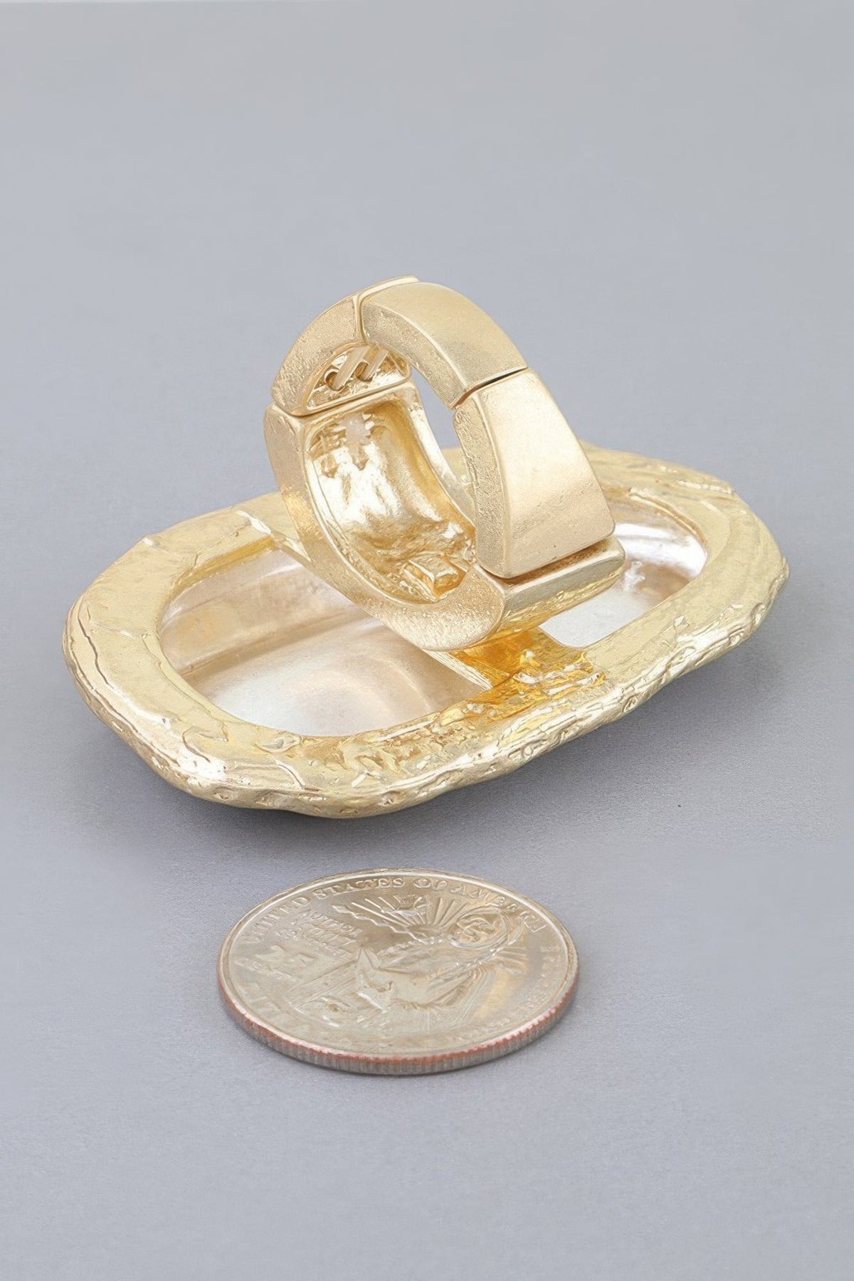Polished Pearl Stone Wrap Ring - Clusimo