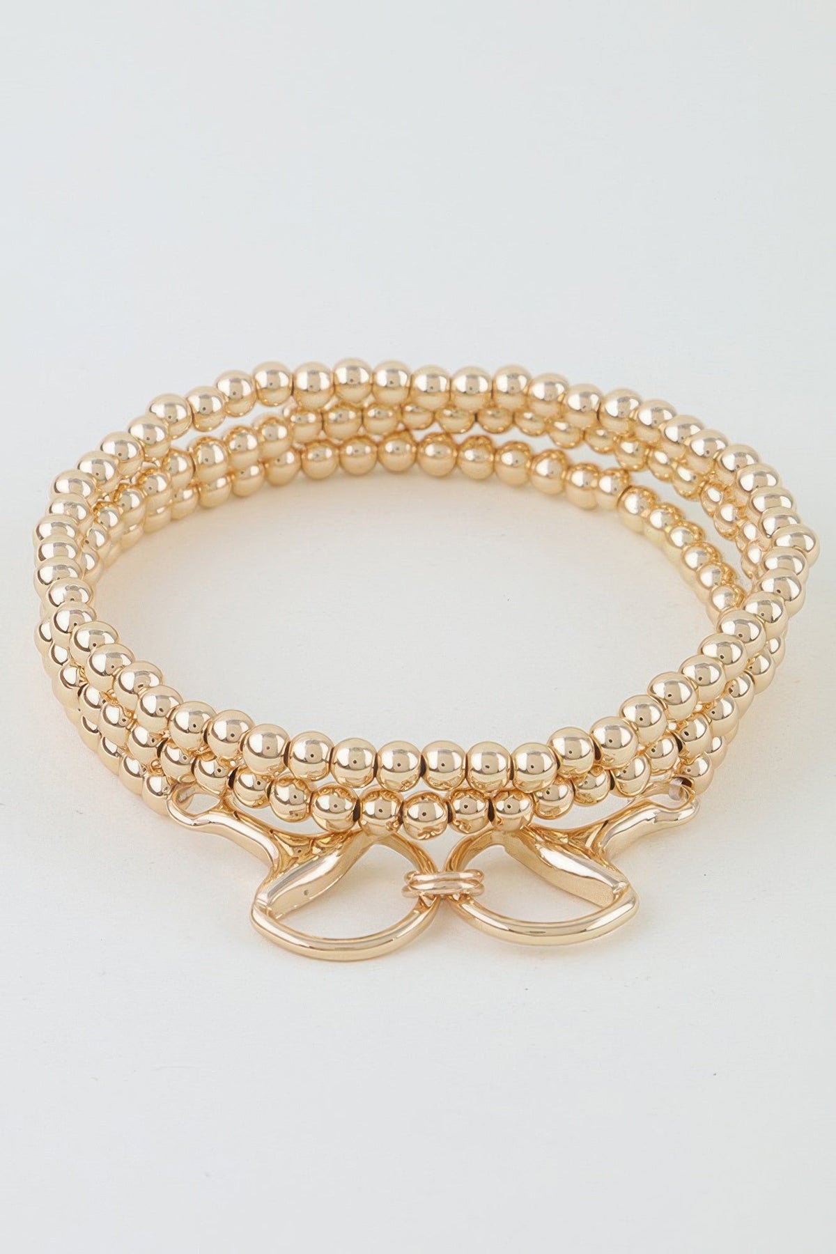 Polished Toggle Beaded Bracelet - Clusimo