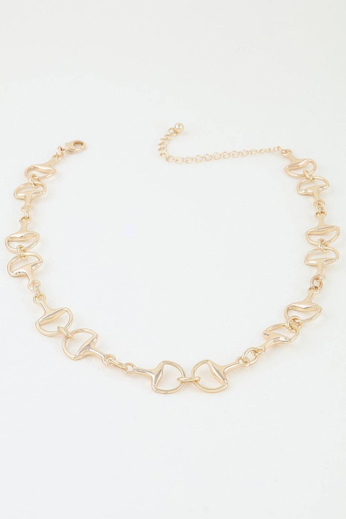 Polished Toggle Chain Choker Necklace - Clusimo