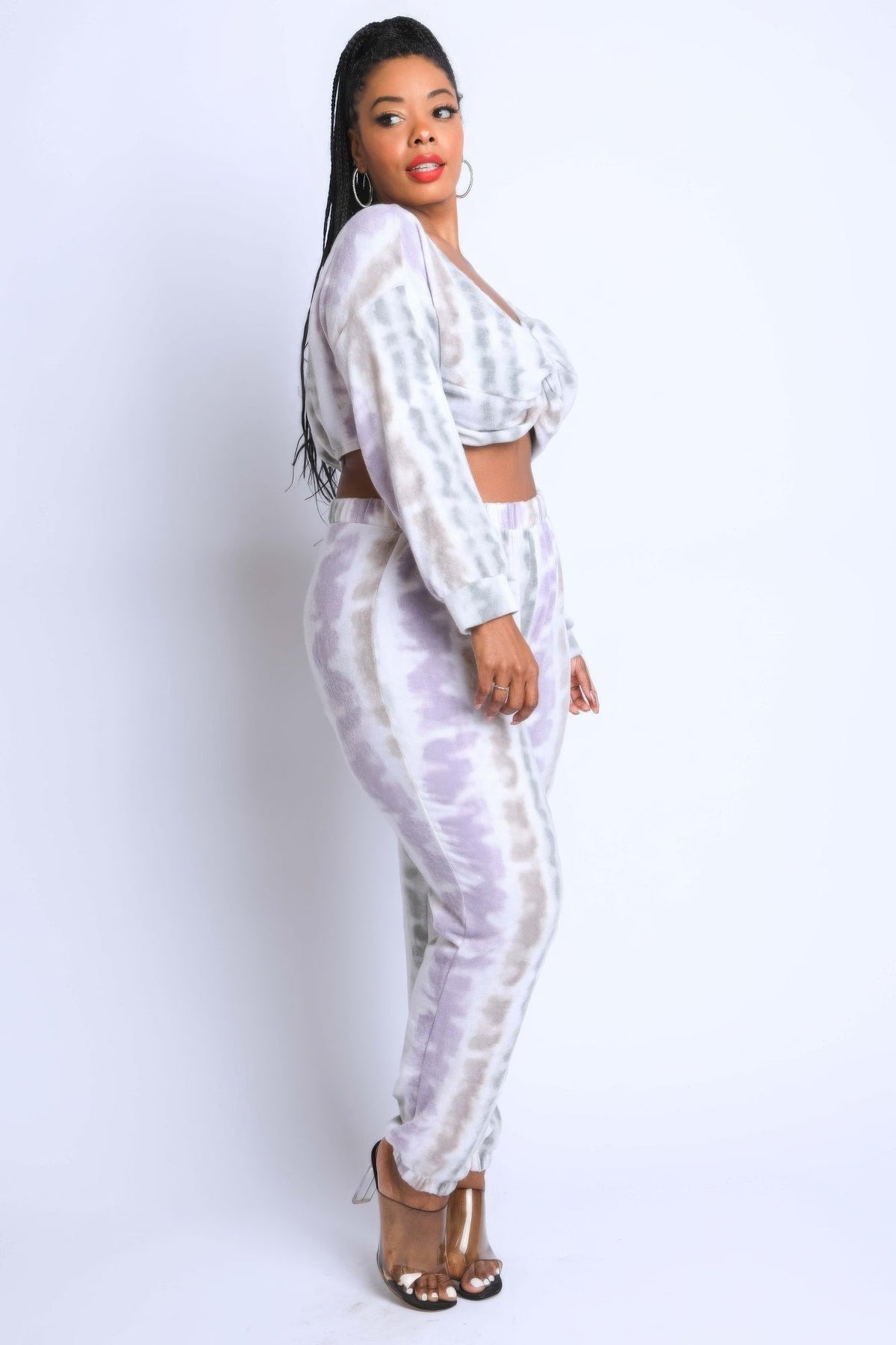 Tie Die Off Shoulder Set - Clusimo