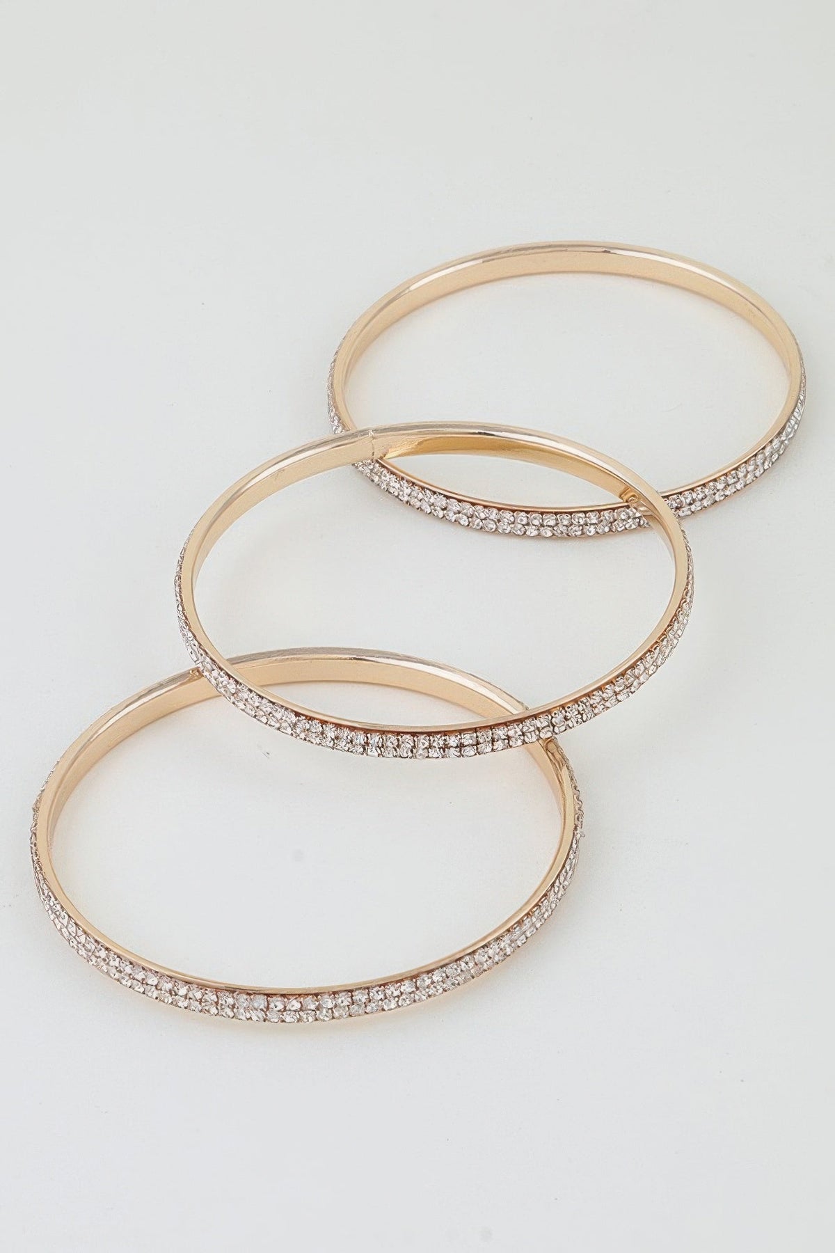Triple Bejeweled Cuff Bracelet - Clusimo