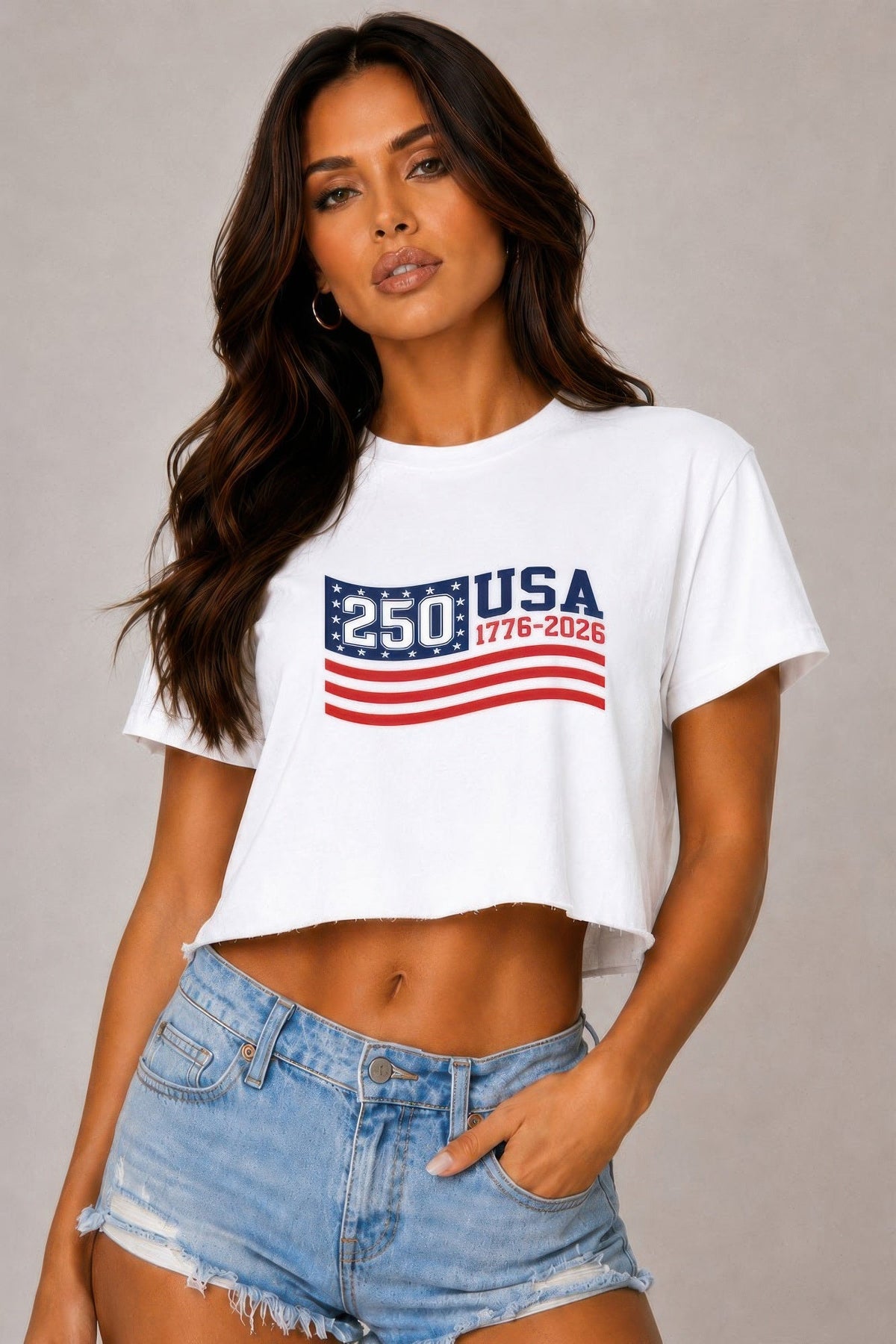 Usa 250 Years Short Sleeve Cotton Print Shirt - Clusimo