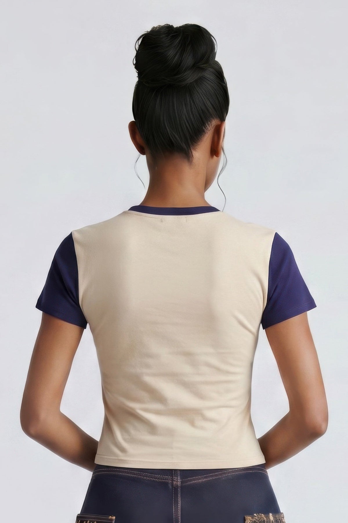 Varsity Renegade Lace-up Graphic Tee - Clusimo