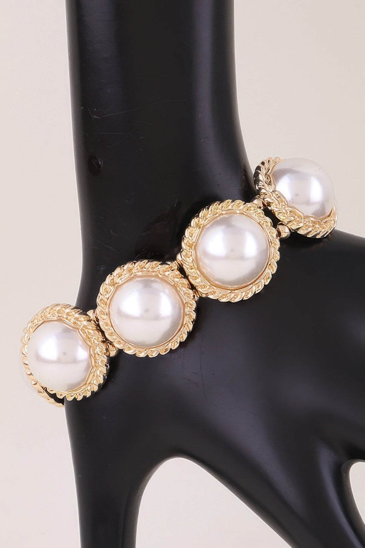 Weaved Pearl Stone Beaded Bracelet - Clusimo